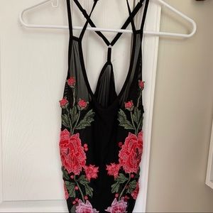 See through body suit